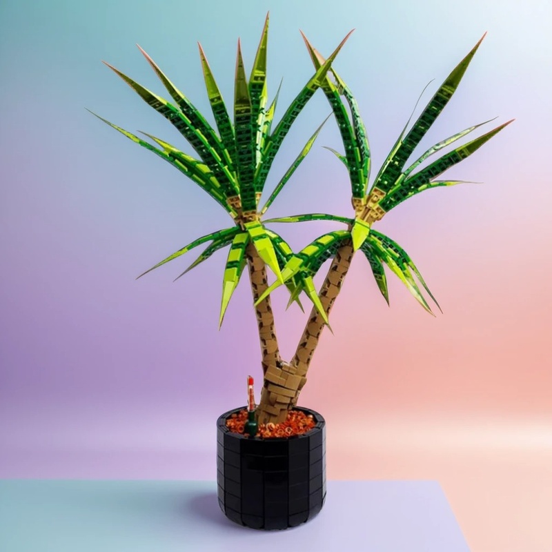Dracaena Marginata - ตัวต่อโมเดลปราสาทยุคกลาง 1961 ชิ้น รุ่น Dracaena Marginata