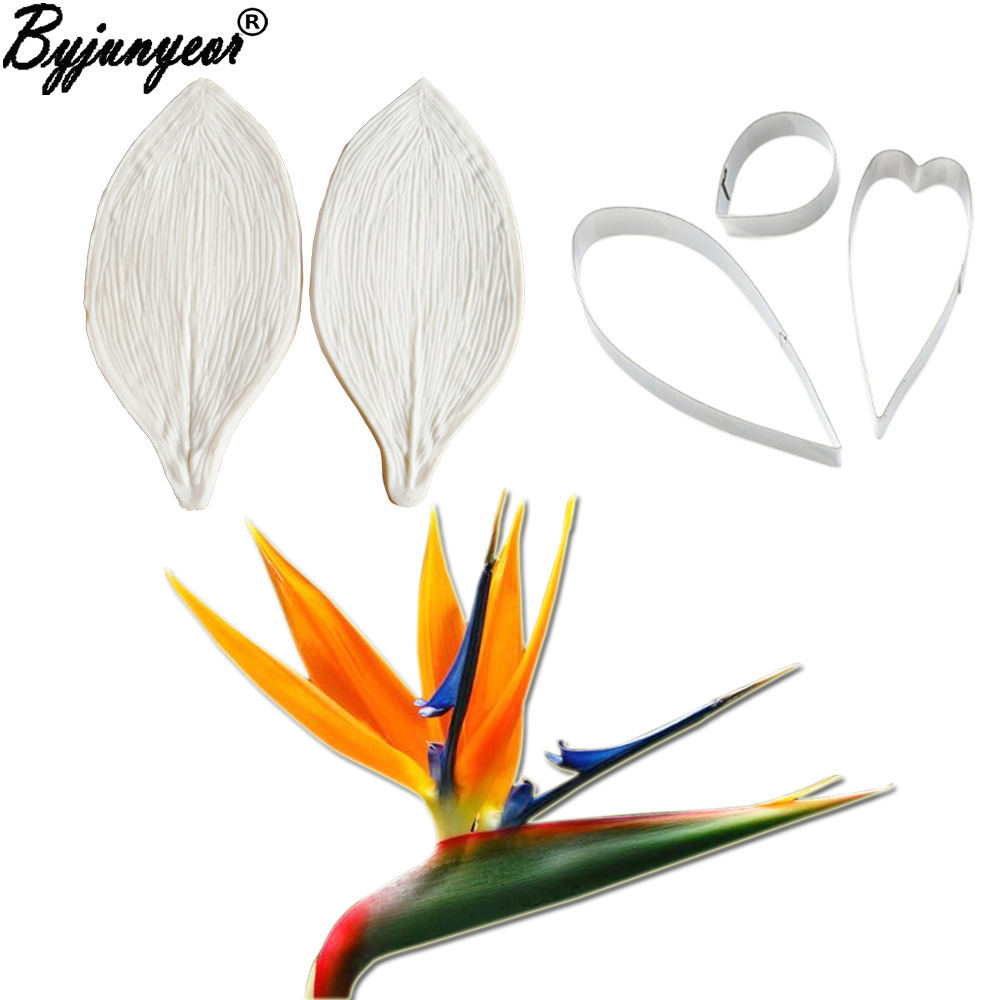 Bird Paradise Strelitzia - ขนาดใหญ่ Gumpaste Strelitzia Birds Of Paradise