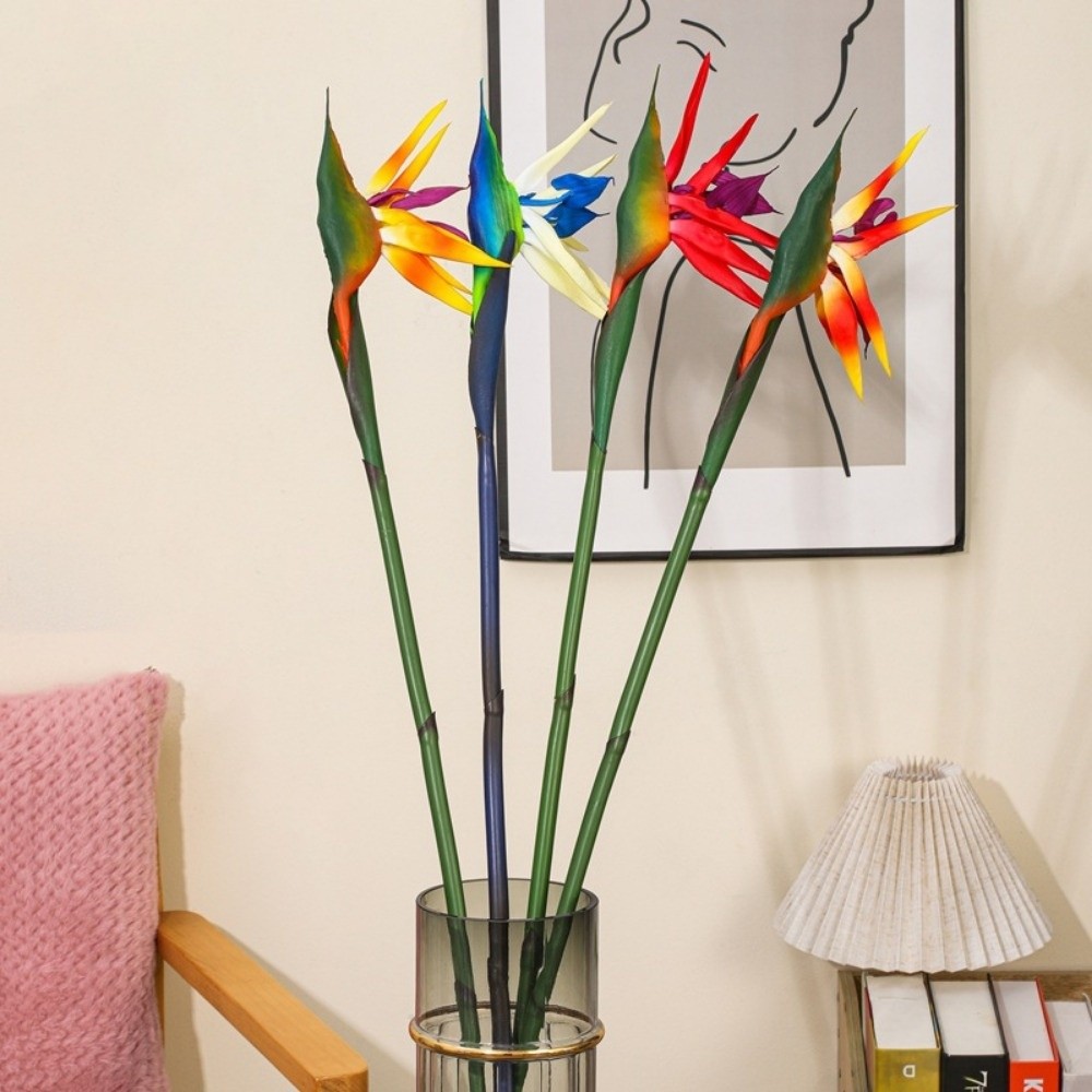 Bird Paradise Strelitzia - ดอกสตรีลิเซียประดิษฐ์ ก้านยาว ตกแต่งบ้าน สไตล์ DIY ให้ความรู้สึกเหมือนจริง