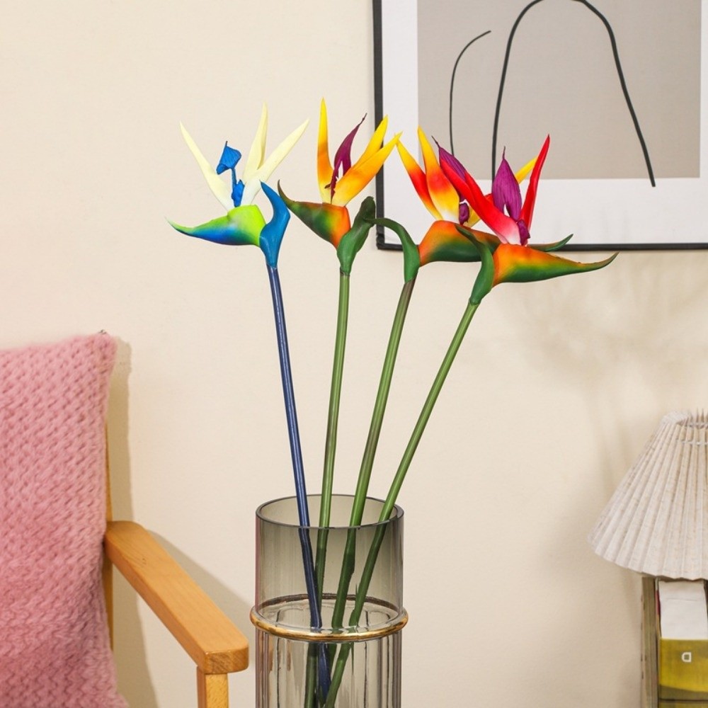 ดอกสตรีลิเซียประดิษฐ์ ก้านยาว  - Bird Paradise Strelitzia บทวิจารณ์และราคา