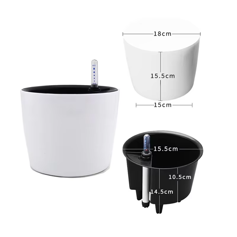 กระถางต้นไม้รดน้ำเองได้ สีขาว  - Aloe Vera Pot บทวิจารณ์และราคา