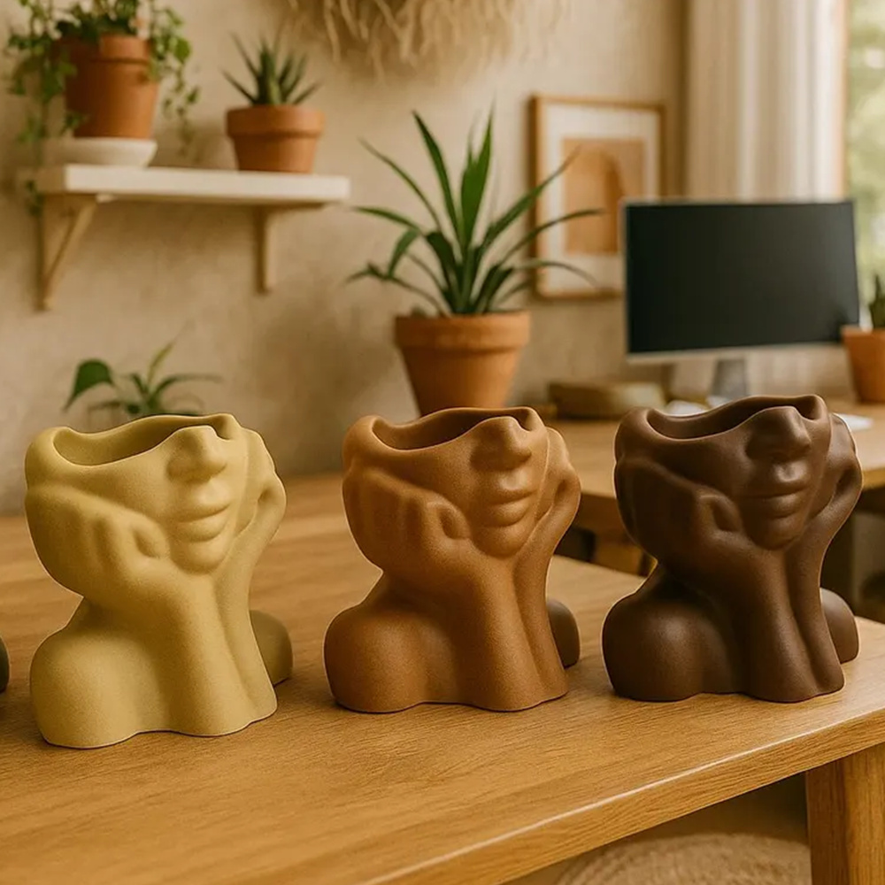 บทคัดย่อ Face Planter หม้อซิลิ - Echeveria Succulent บทวิจารณ์และราคา