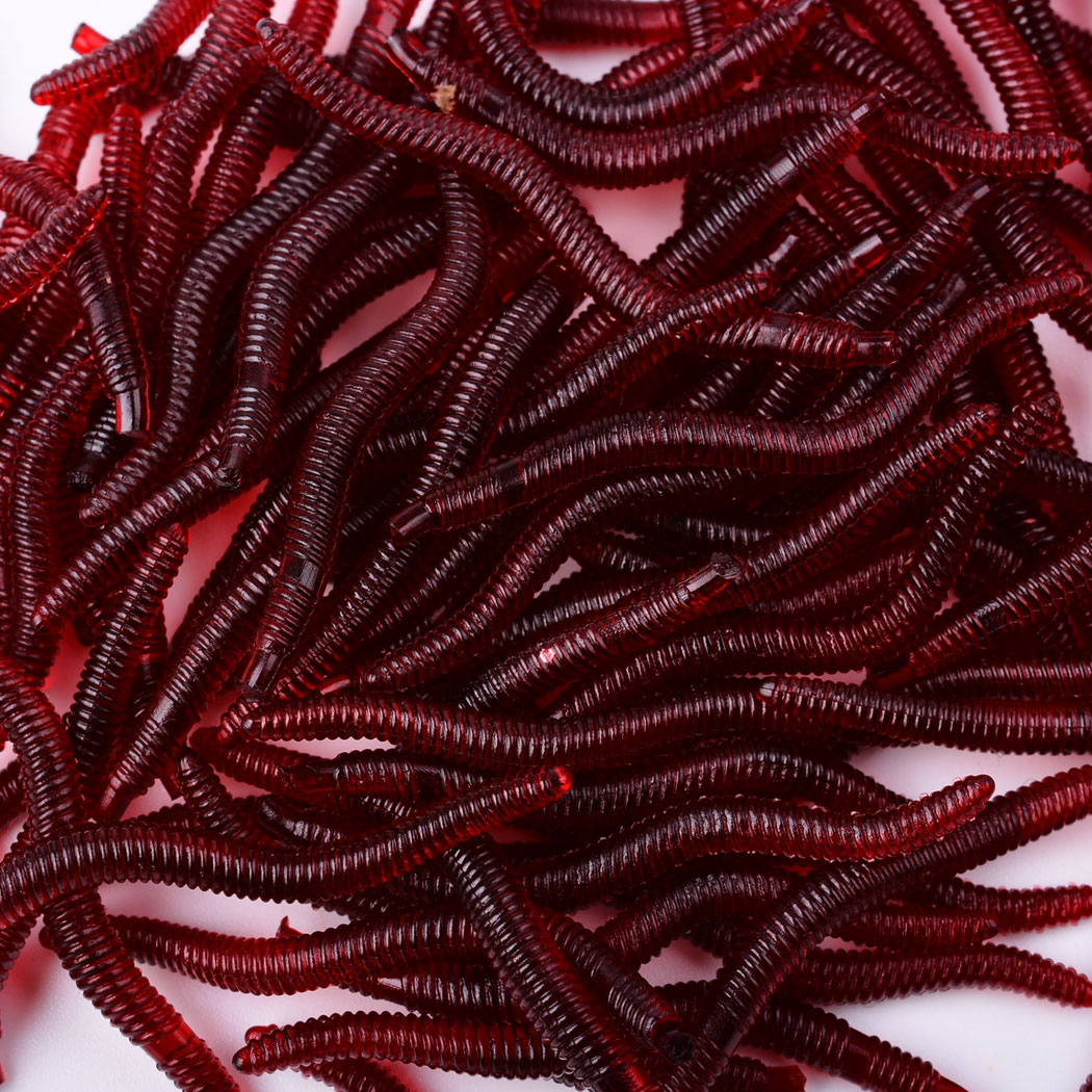 50Pcs เหมือนจริง Red Worm นุ่ม - Aglaonema Red บทวิจารณ์และราคา