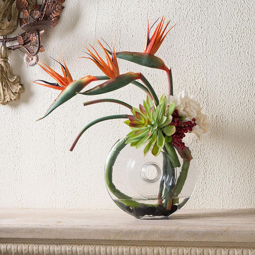 ดอกไม้ปลอมรูปนกสวรรค์1ชิ้นขนาด - Bird Paradise Strelitzia บทวิจารณ์และราคา