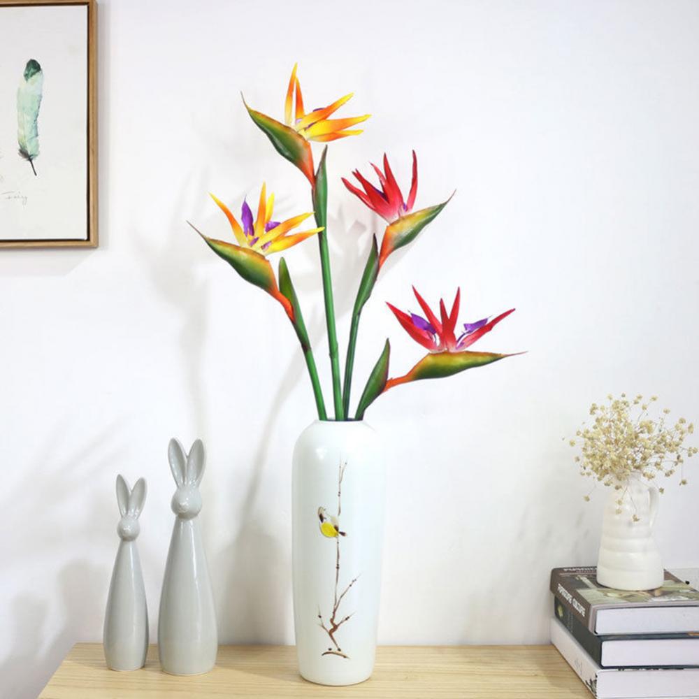 ดอกไม้ปลอมรูปนกสวรรค์1ชิ้นขนาด - Bird Paradise Strelitzia บทวิจารณ์และราคา