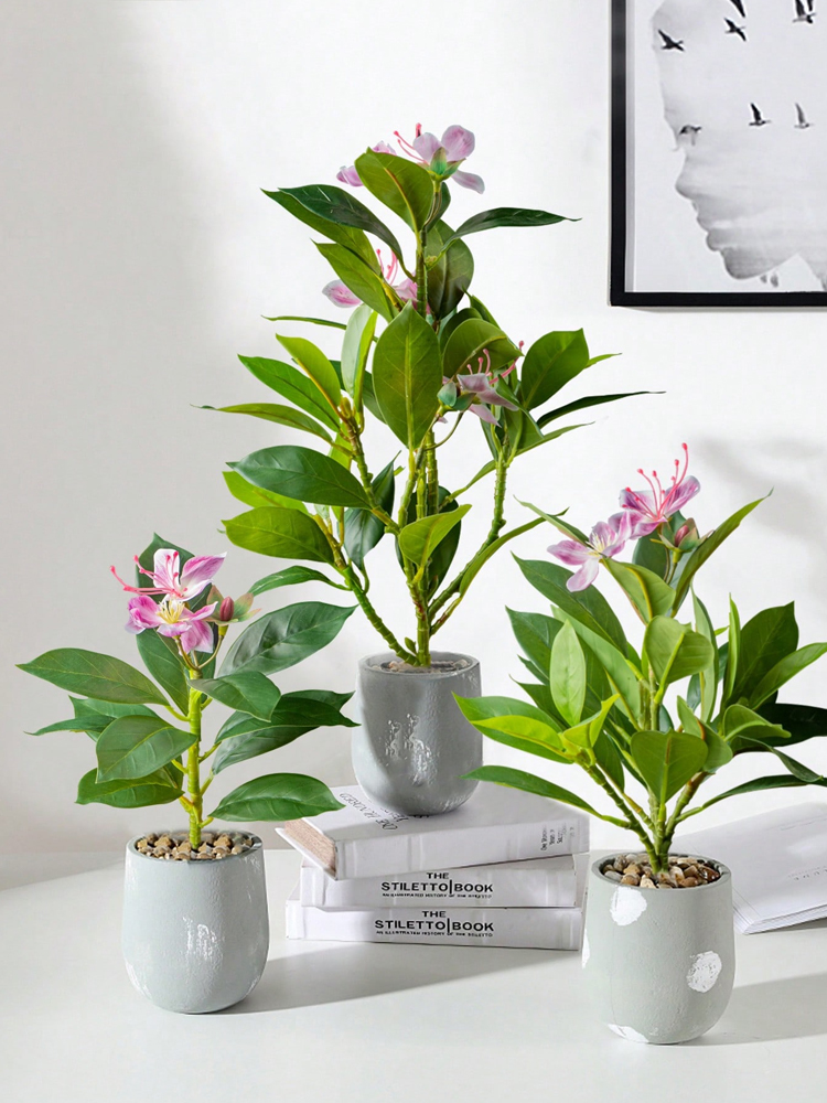 21-40 ซม.ประดิษฐ์ Azaleas พืชย - Ficus Lyrata Tree บทวิจารณ์และราคา