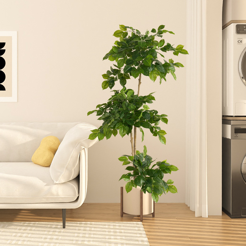 2-78in ขนาดใหญ่พืชปลอมประดิษฐ์ - Ficus Lyrata Tree บทวิจารณ์และราคา