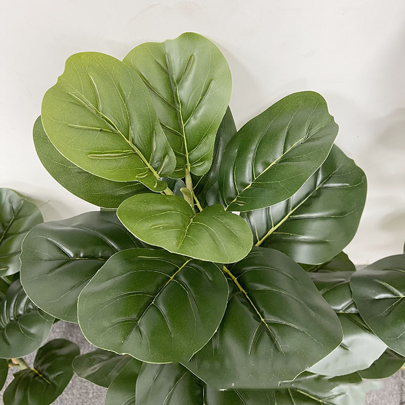 ต้นไทรขนาดใหญ่59in ต้นพลาสติกต - Ficus Lyrata Tree บทวิจารณ์และราคา