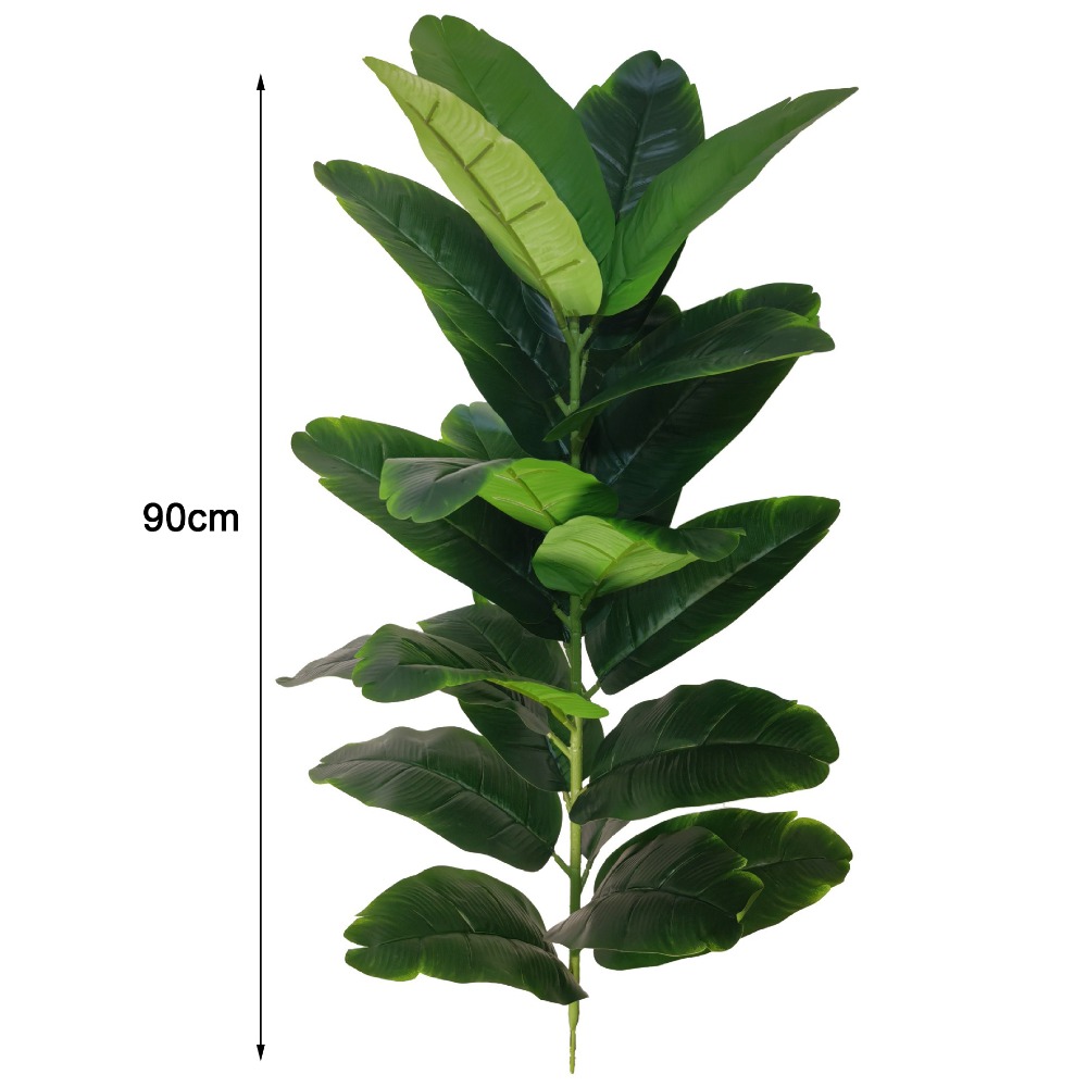 ต้นไทรพลาสติกสีเขียวขนาดใหญ่ 2 - Ficus Lyrata Tree บทวิจารณ์และราคา