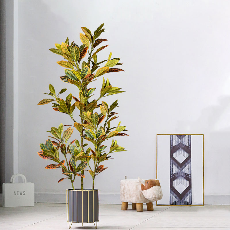 120 ซม.ขนาดใหญ่ปลอม Ficus Tree - Ficus Lyrata Tree บทวิจารณ์และราคา