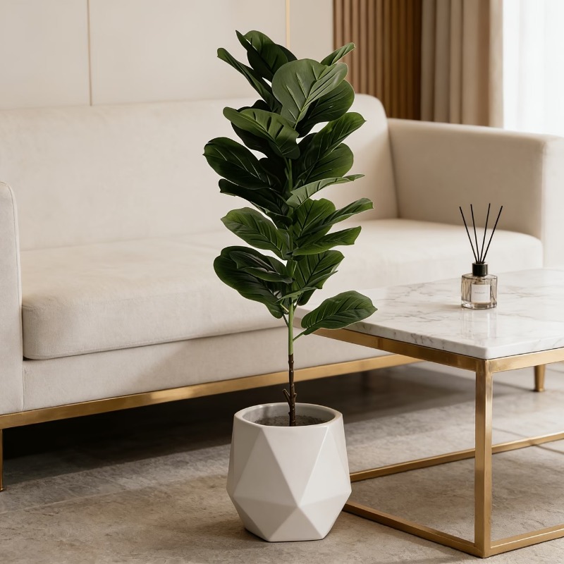 ต้นไม้ประดิษฐ์ฟิคัส ลิราตา ขนา - Ficus Lyrata Tree บทวิจารณ์และราคา