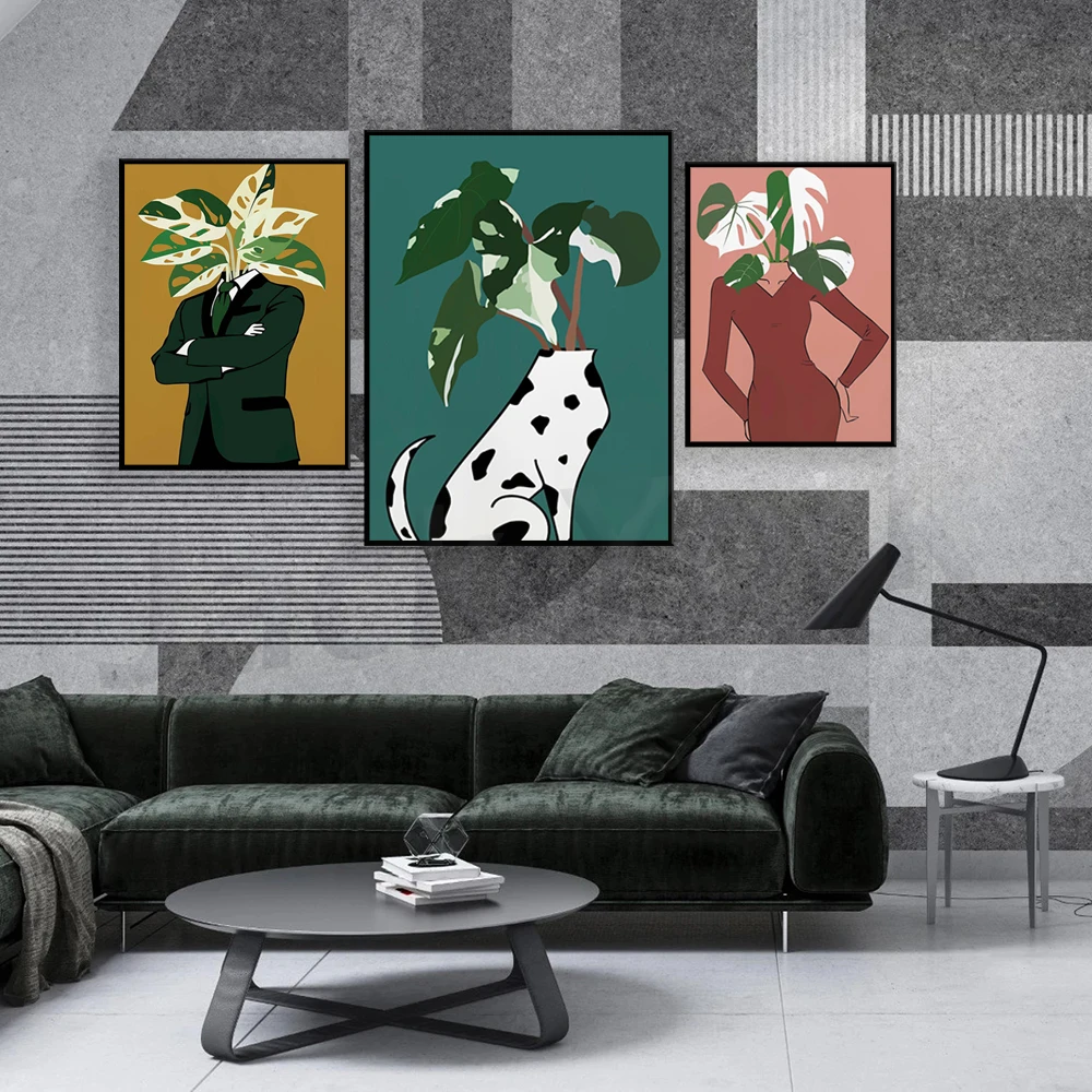 Monstera Albo ในโปสเตอร์ชุดเบอ - Monstera Adansonii บทวิจารณ์และราคา