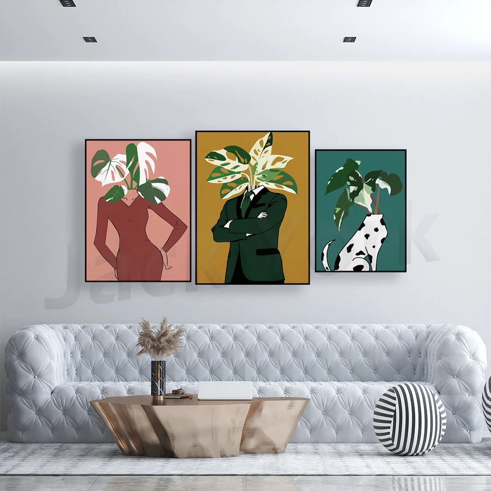 Monstera Albo ในโปสเตอร์ชุดเบอ - Monstera Adansonii บทวิจารณ์และราคา