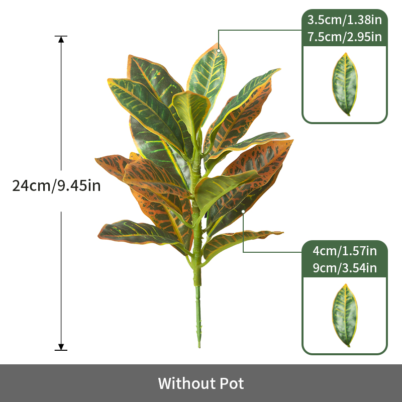 24-41 ซม.พืชประดิษฐ์ปลอม Ficus - Ficus Lyrata Tree บทวิจารณ์และราคา