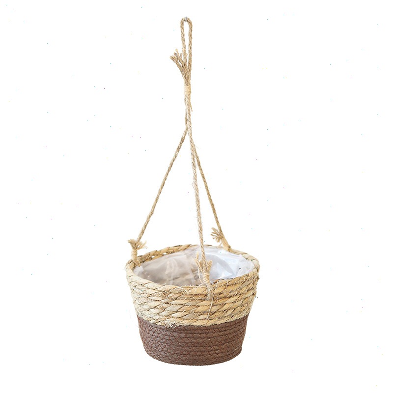 กระถางแขวนทำจากเชือกป่าน กระถา - Spider Plant Hanging บทวิจารณ์และราคา