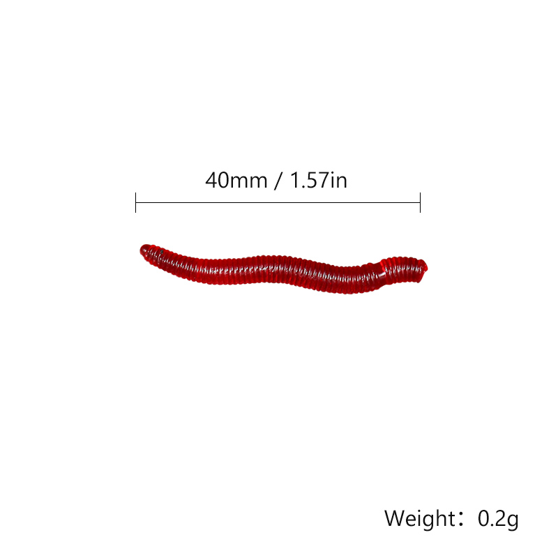 CIBO 50 ชิ้น-เหยื่อหนอนแดงเทีย - Aglaonema Red บทวิจารณ์และราคา