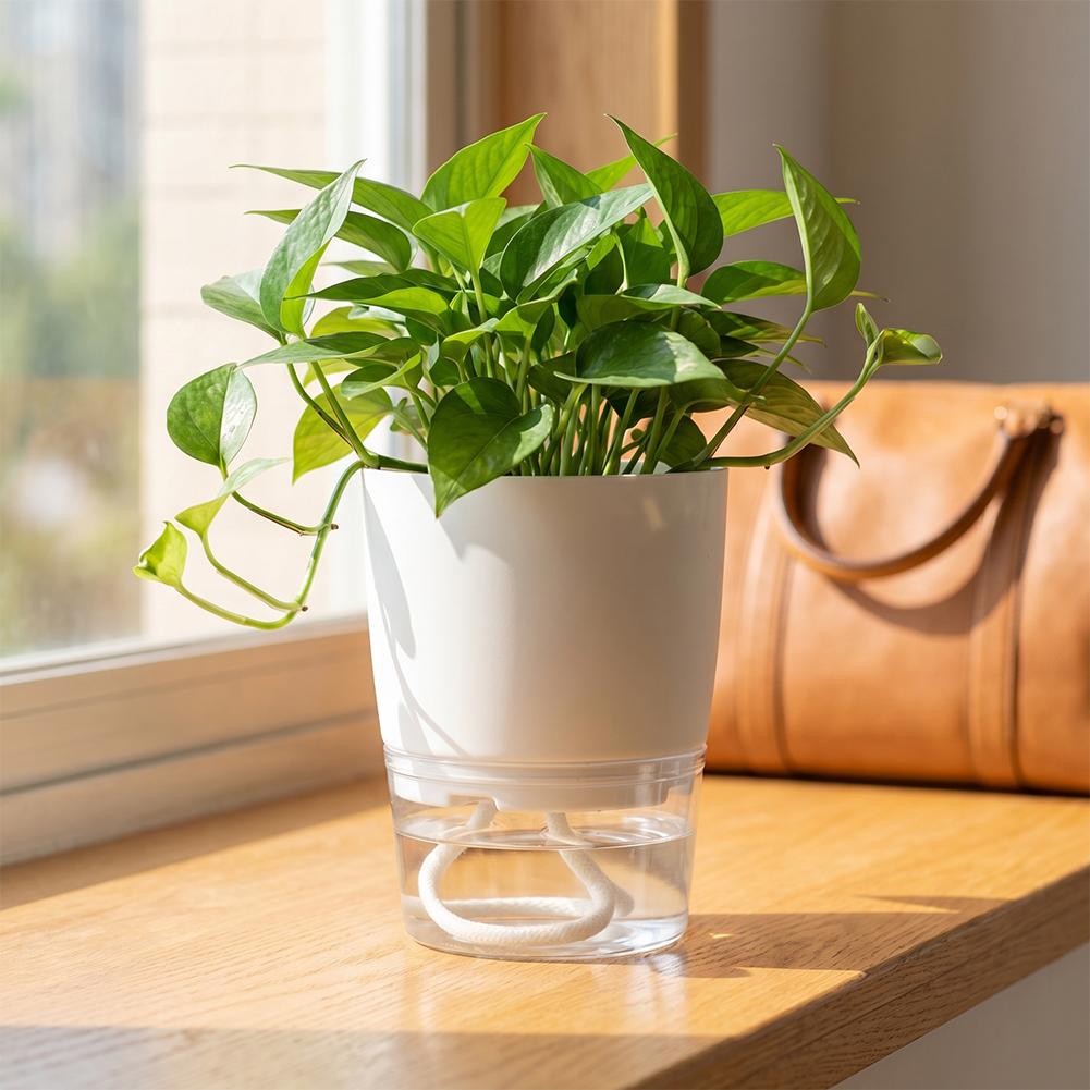 กระถางดอกไม้พลาสติกแบบรดน้ำเอง - Aloe Vera Pot บทวิจารณ์และราคา